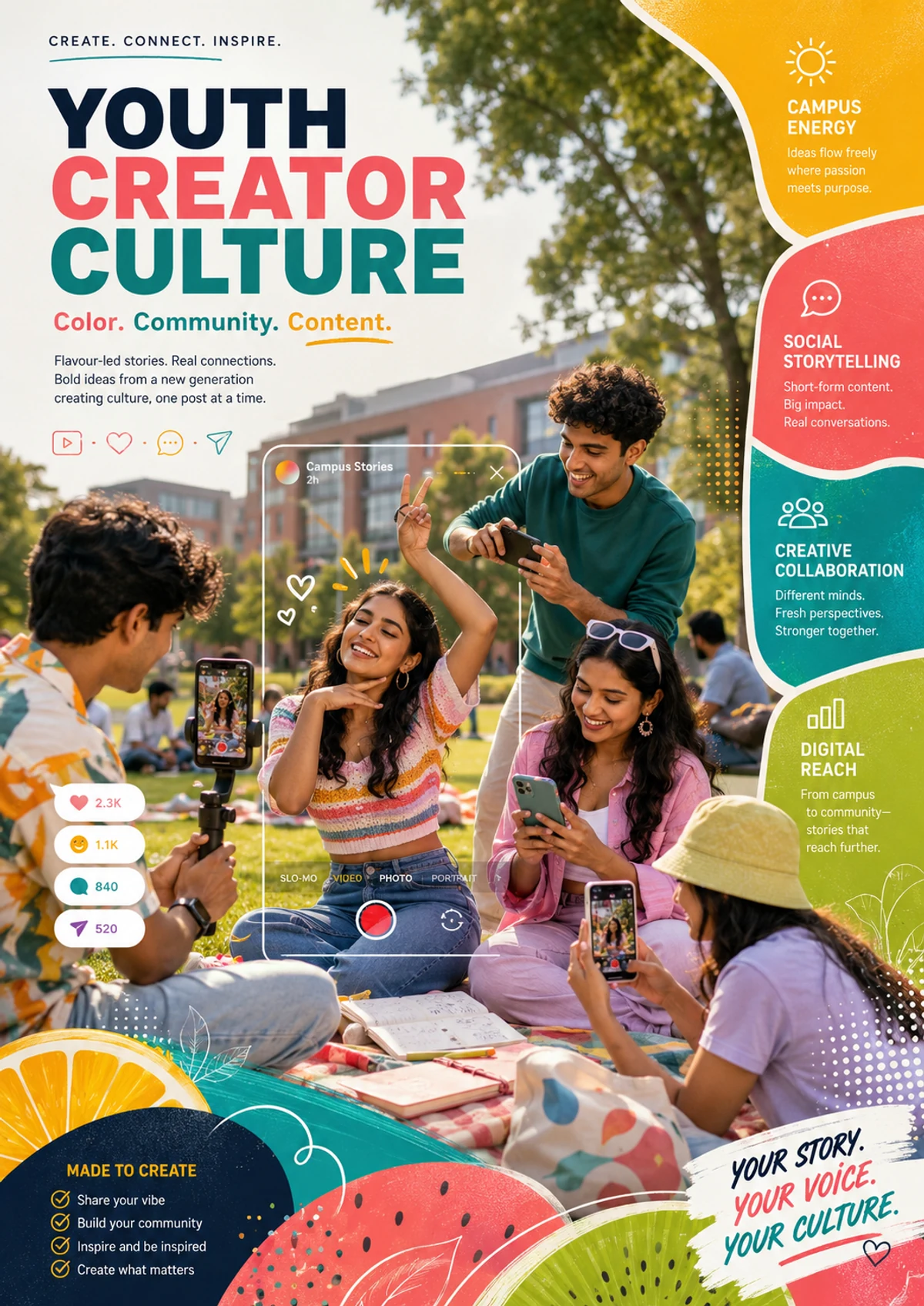 Youth creator culture cover visual for flavour-led social content