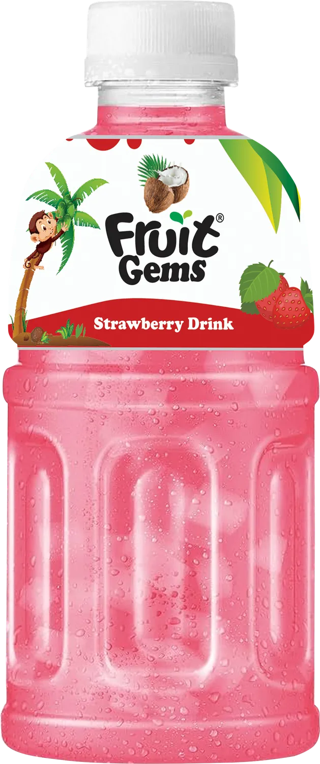 Fruit Gems strawberry drink bottle